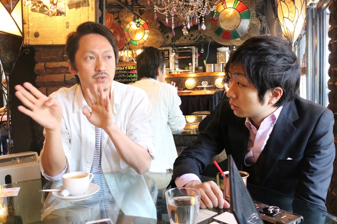 三茶ファームについて語る千田さんの写真