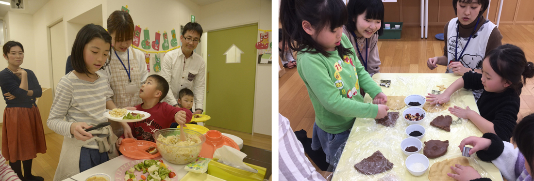 子ども食堂に参加する子どもたち