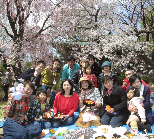サポート隊員(ひとり親支援の寄付会員)お花見会を開催しました！